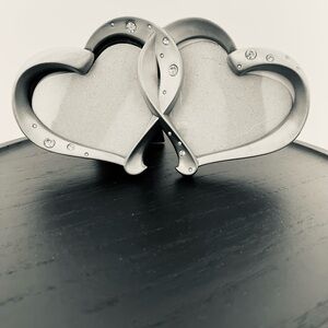 Malden Silver Heart-Shaped Photo Frame